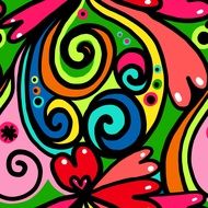 Seamless Repeating Doodle