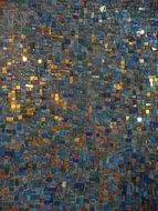 Mosaic Abstract Golden Colorful