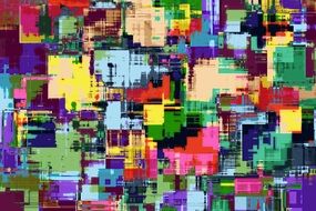 abstract pattern with multicolored texture