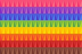 grid of colored squares along the lines