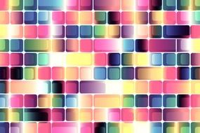 abstract grid of colored squares