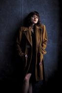 Girl Coat Old Coat Brown Coat