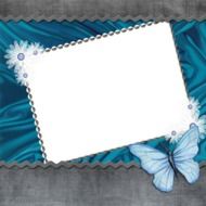 Scrapbook Background Page Blue