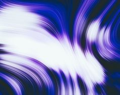 black background with purple and white waves