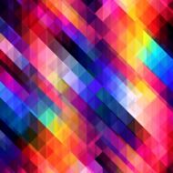 background with rainbow squares