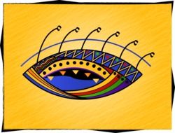 Eye African Exotic Pattern