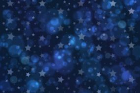 blue stars on dark background
