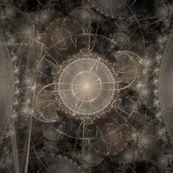 background with fractal pattern