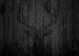 Design Background Deer Blac