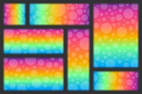 a collage of colorful pictures