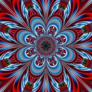 fractal abstract flower