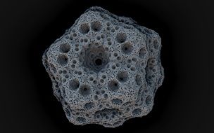 fractal drawing of a sponge