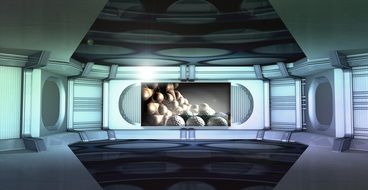 Utopian Spaceship Interior
