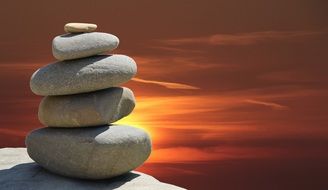 Feng Shui Stones Texture