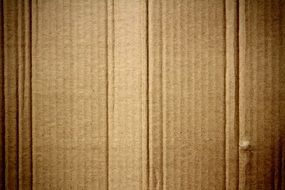 brown cardboard with lines