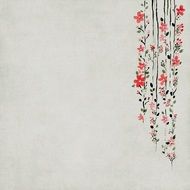 background with oriental floral pattern