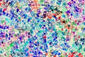 Color Abstract Rectangle
