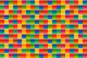 background of small colored squares