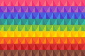 color lines from geometric shapes
