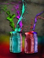 Color Spray Glass Paint