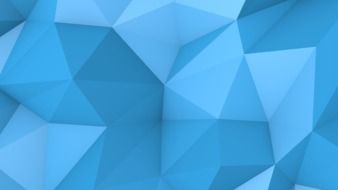 Banner Blue Background Origami