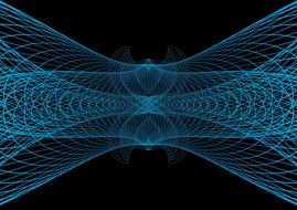 Abstract Lines Wave Background
