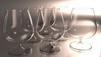 Cognac Glass Restaurant Elegant