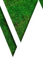 abstract image of a lawn