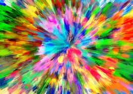colorful big bang