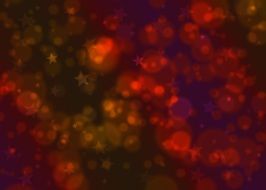 background with stars in bokeh