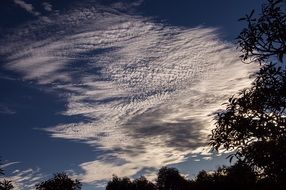 evening sky in Australia