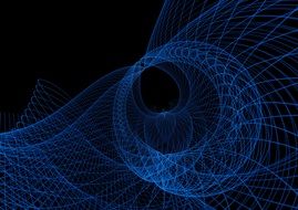 blue rotating curves
