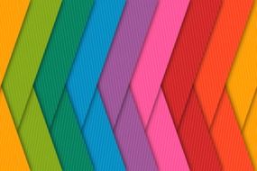 colored lines intertwined