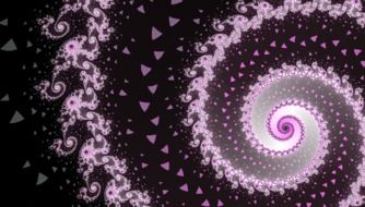 Fractal Spiral Purple Wallpaper