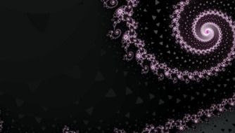 fractal purple spiral