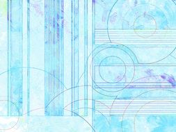 abstract blue background with geometric lines