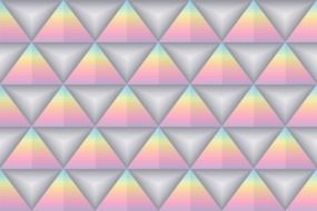 light colorful background of triangles