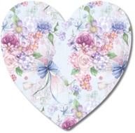 Tag Pink Floral Heart Love