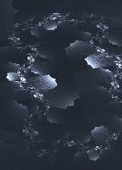 black background with gray divorces