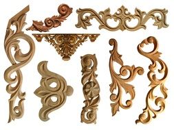 patterned details for decor