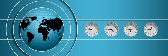 Logo Globe Time Time Of