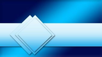blank blue banner