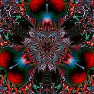 abstract dynamic fractal pattern