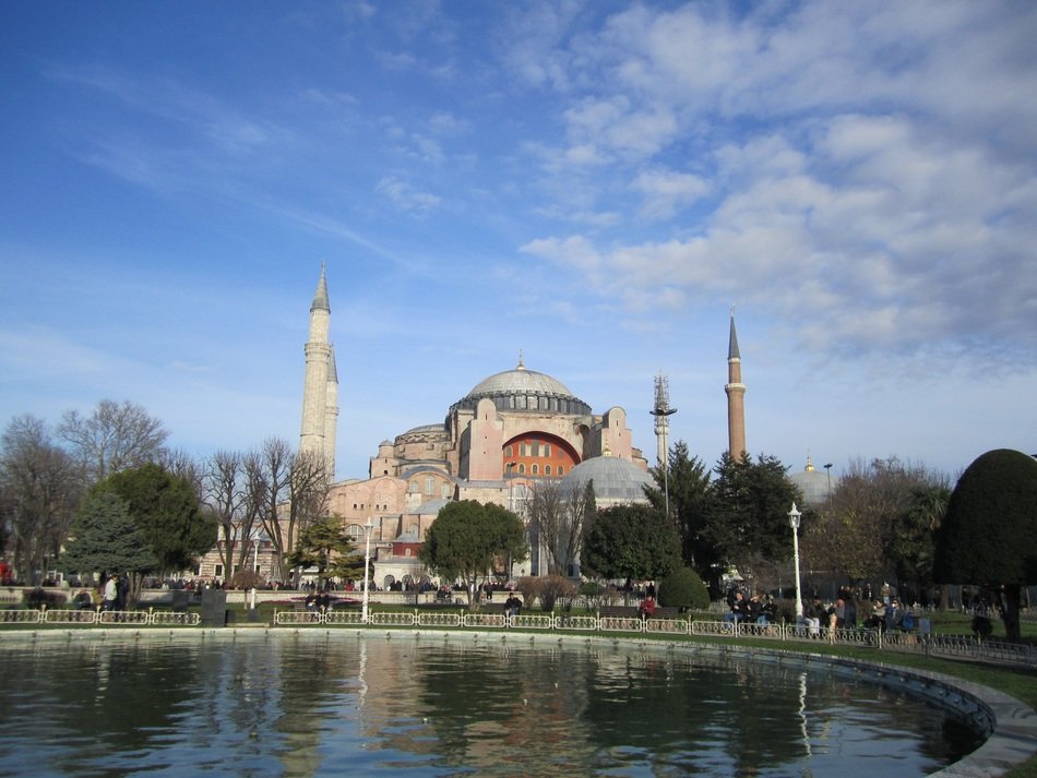 Antique Hagia Sophia in Istanbul