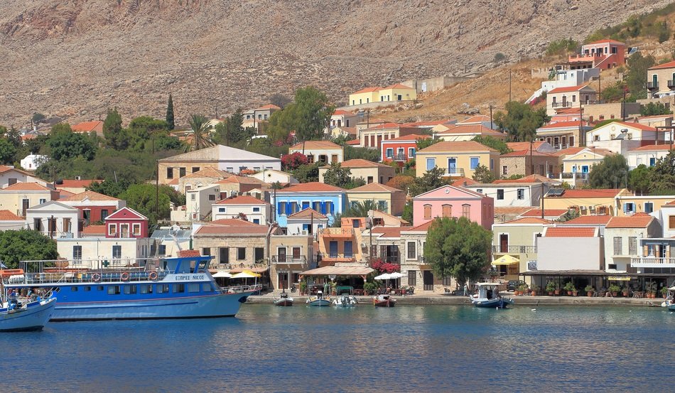 lovely houses by the sea in rhodes