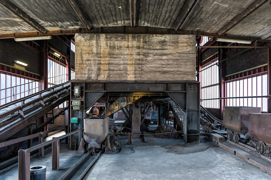 building at the coke plant