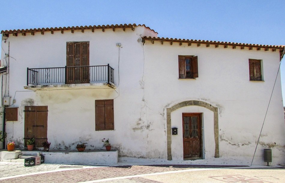 old house in anafotida village in cyprus