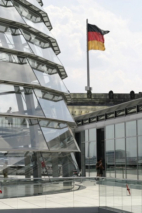 Berlin Reichstag flag