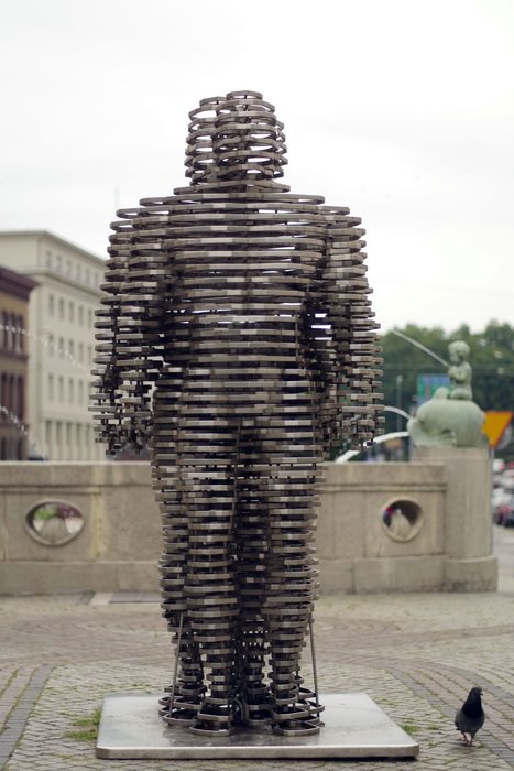sculpture of Golem in Poznan