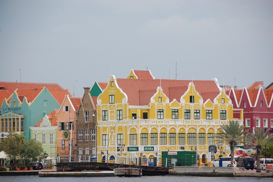 landscape of the houses in Willemstad